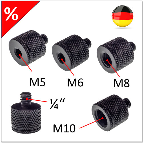 Adapterschraube 4 auf - adapterschraube, 1/4"