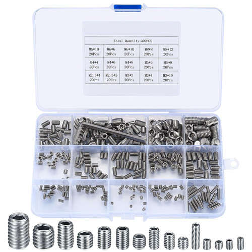 300 stück madenschrauben set - 300,