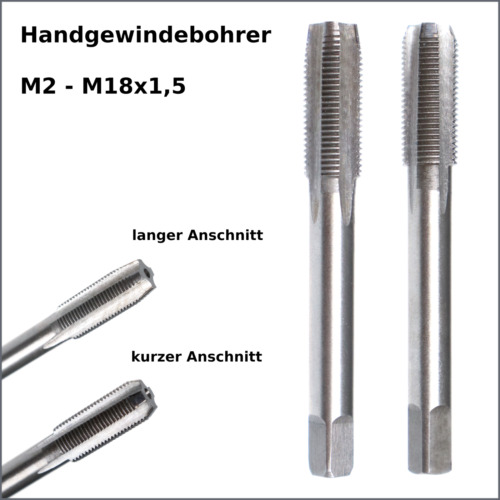 Handgewindebohrer m18x1 5 - -, m18x1,5