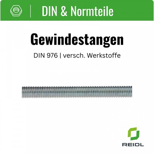 Gewindestangen din 976 - 976, 1m