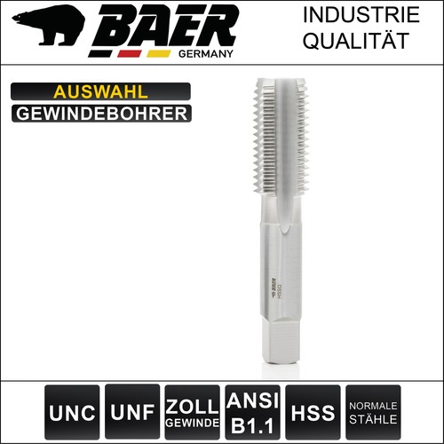 Handgewindebohrer unc unf zoll - unc,